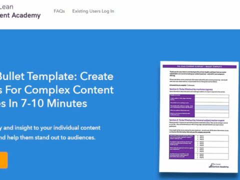 The Bullet Template: Create Briefs For Complex Content Pieces In 7-10 Minutes