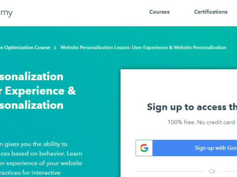 Website Personalization Lesson: User Experience & Website Personalization