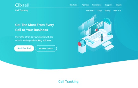 Clixtell Call Tracking